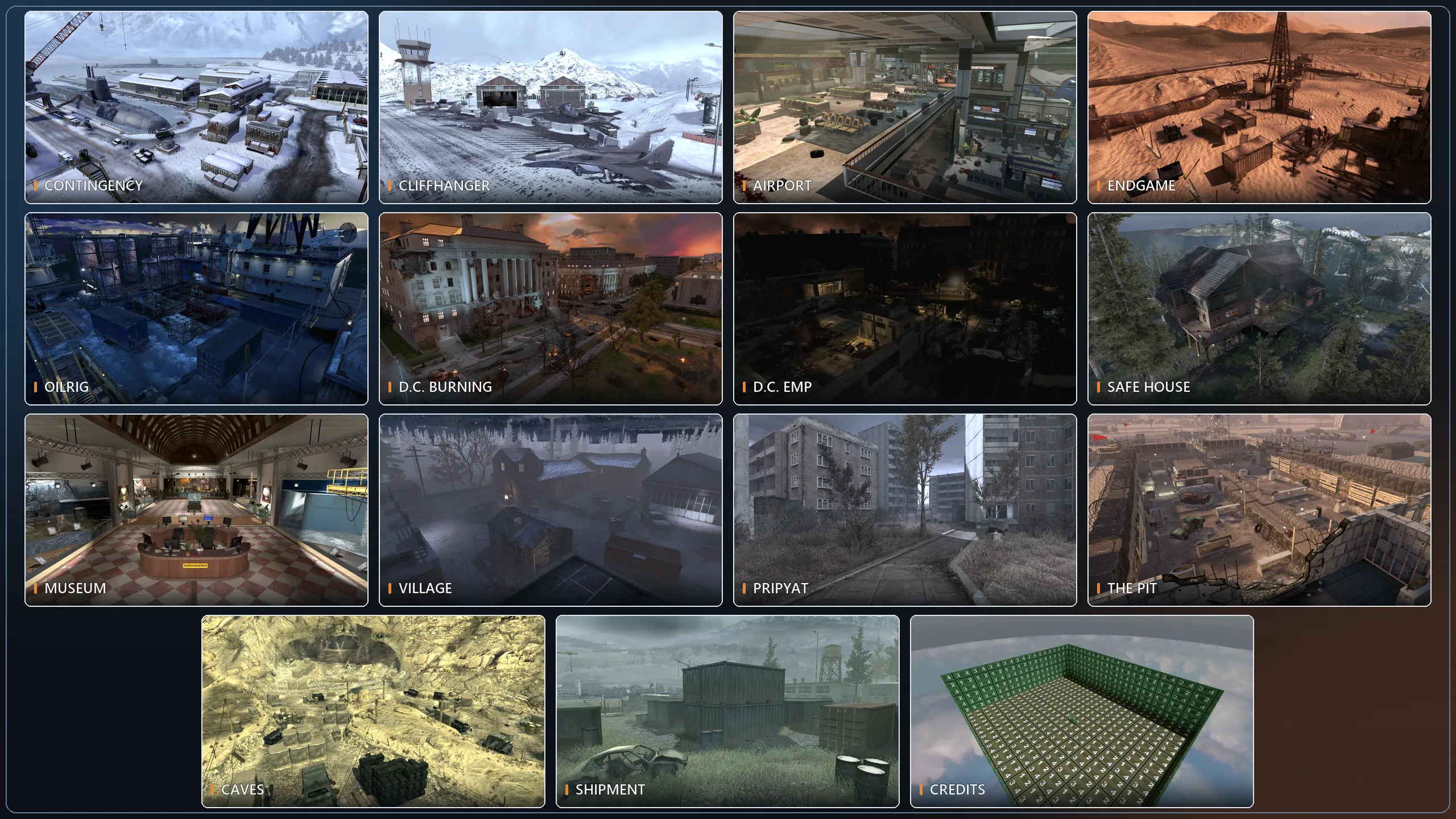 A showcase of the maps included in the CoD Xe IW4 Fastfiles pack